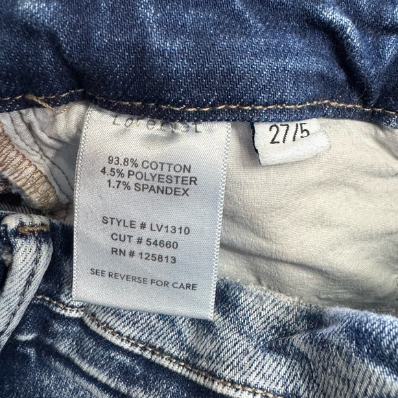 Lovervet by Vervet Women’s Sz 5/27 Bootcut Medium Wash Blue Denim Jeans Stretch - Picture 4 of 5